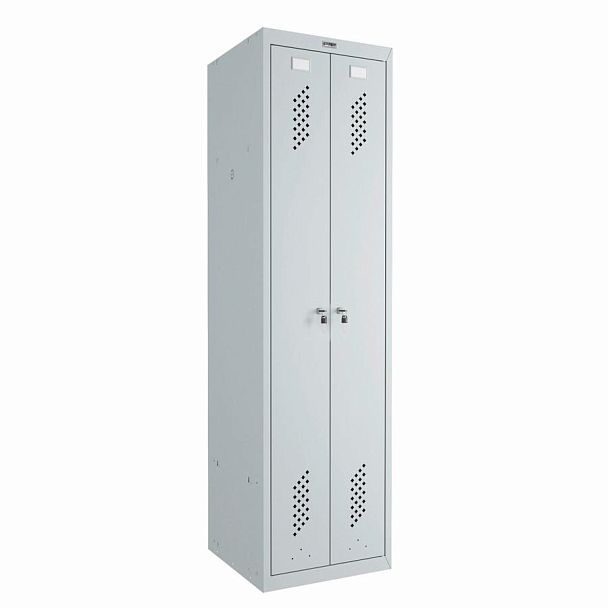 Шкаф металлический для одежды BRABIX "LK 21-50", 2 секции, 1830х500х500 мм, 29 кг, 291379 - Вид 3