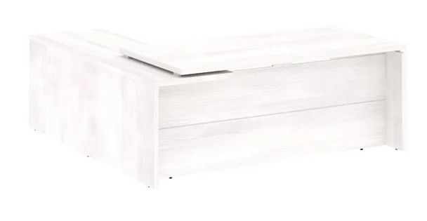 YALTA LT.C-20 (R) Стол руководителя угловой, правый Yalta кабинет руководителя  Снежная Патина - Вид 1