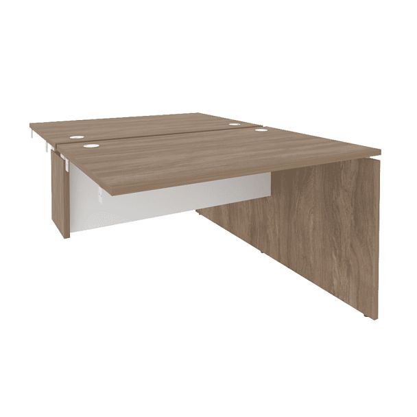 Onix Стол-приставка двойной к опорным элементам O.D.SPR-2.8 Дуб аризона/Белый бриллиант 1180*1635*750 - Вид 1