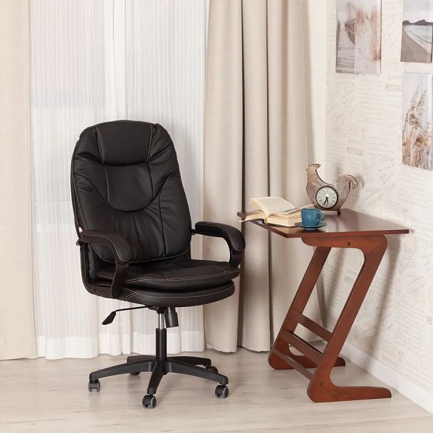 Кресло Комфорт Лт/Comfort Lt (22), кож/зам, черный - Вид 17