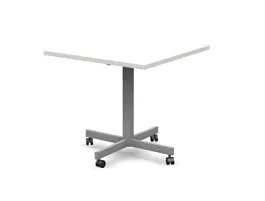 EUROPE/ЕВРОПА RE031-80х80 Мобильный стол 800x800x750 Белый - Фото предпросмотра