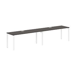Стол 2-х местный EUWST 3567 Мокко/Белый 3526х670х750 EDIS - Фото предпросмотра