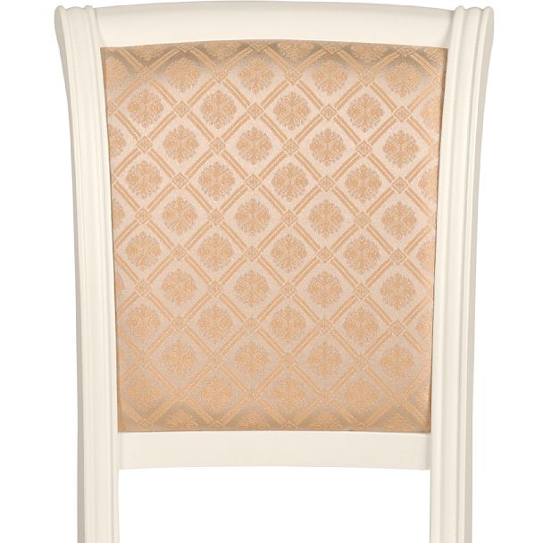Комплект деревянных стульев с мягким сиденьем Арктос Слоновая кость/Бежевый жаккард, 3 шт. - Вид 7