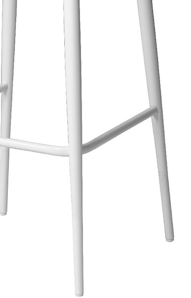 Комплект барных поворотных стульев Эйден, Confetti smoke/белый, 2 шт. - Вид 11