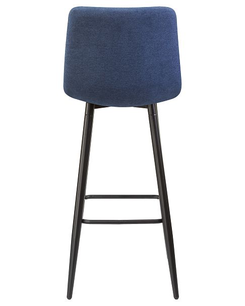 Стул барный DOBRIN NICOLE (черные матовые ножки, синяя ткань (UF860-14B)) - Вид 5