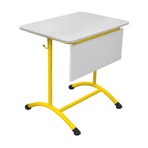 Стол ученический Мега ЛДСП 1М (Н), одноместный, нерегулируемый, с экраном ЛДСП (дополнительные цвета RAL), гр.5 - Вид 1