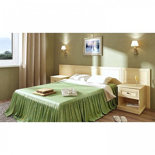 Кровать с изголовьем "Люкс" 160 - Вид 3