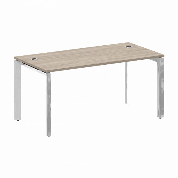 Стол рабочий руководителя на П-образном м/к "ONIX DIRECT LUX" M-O.MP-SRR-4.8 дуб аттик - Вид 1