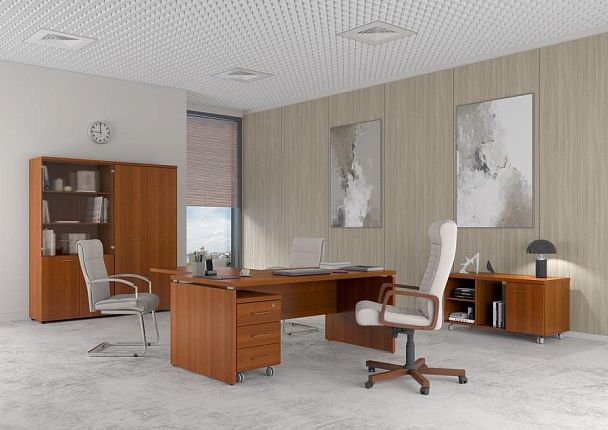 Стеллаж узкий низкий Патриот ПТ 741 миланский орех - Вид 4