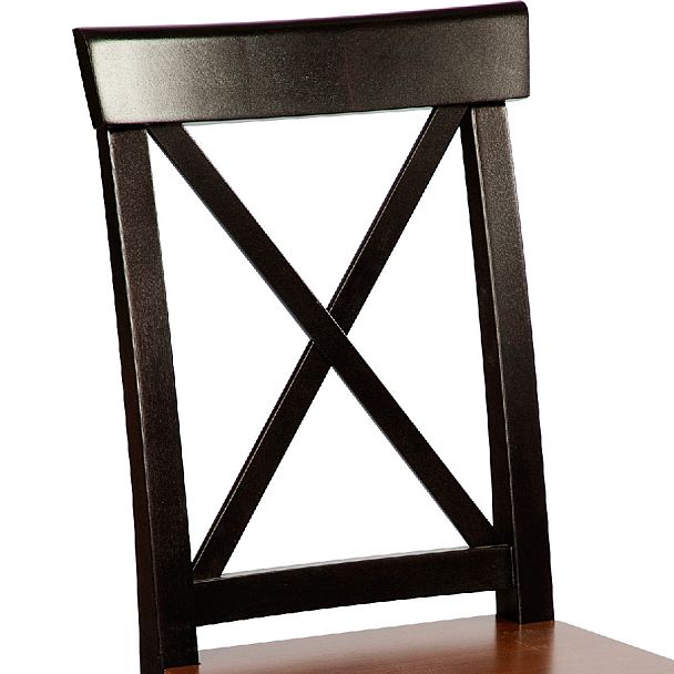 Комплект деревянных стульев с жестким сиденьем Бергольф Венге/Темный орех, 4 шт. - Вид 7