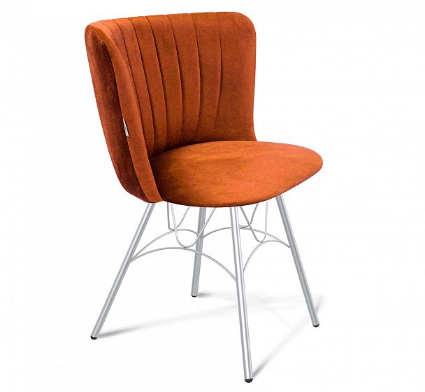 Стул Sheffilton SHT-ST36-1/S100 песчаная буря/хром лак - Вид 1