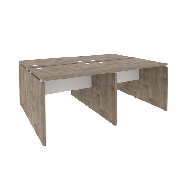 Onix Рабочая станция O.D.RS-4.1.7 Тиквуд темный/Белый бриллиант 1960*1475*750 - Вид 1