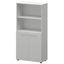 Шкаф высокий полузакрытый СМШ48.28F(Б) Белый 792x380x1595 Кортез - Фото предпросмотра