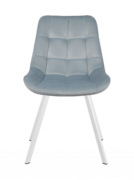 Стул поворотный Эйден М, Confetti dusty blue/белый - Вид 3