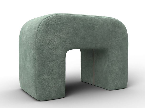 Пуф 008 Велюр зеленый - Вид 1