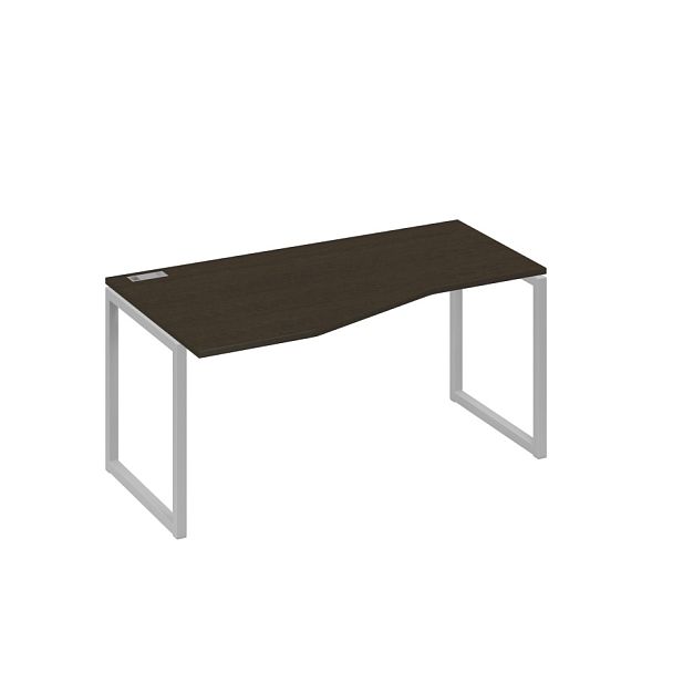 Стол эргономичный левый "Техно" на металлокаркасе QUATTRO A4 А4 Б4 065 БП венге / металлокаркас серый - Вид 1