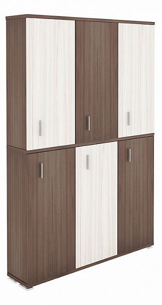 Шкаф книжный Домино ПУ-40-4 Карамель/Шамони - Вид 1