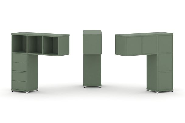 Concept Надставка низкая CN.ONN-003 Кобо/Металл Белый 1099*365*1130 - Вид 1