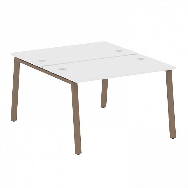 Рабочая станция "Metal System" БА.РАС-СП-2.2 белый/мокко - Вид 1