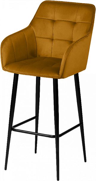 Барное поворотное кресло Мони К, Confetti chai tea/черный - Вид 2