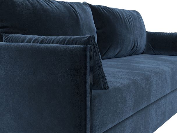 Диван прямой Сайгон Велюр синий - Вид 4