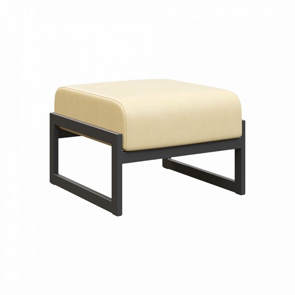 Банкетка одноместная "MODULE" MD.B1 Черный+бежевый - Вид 1