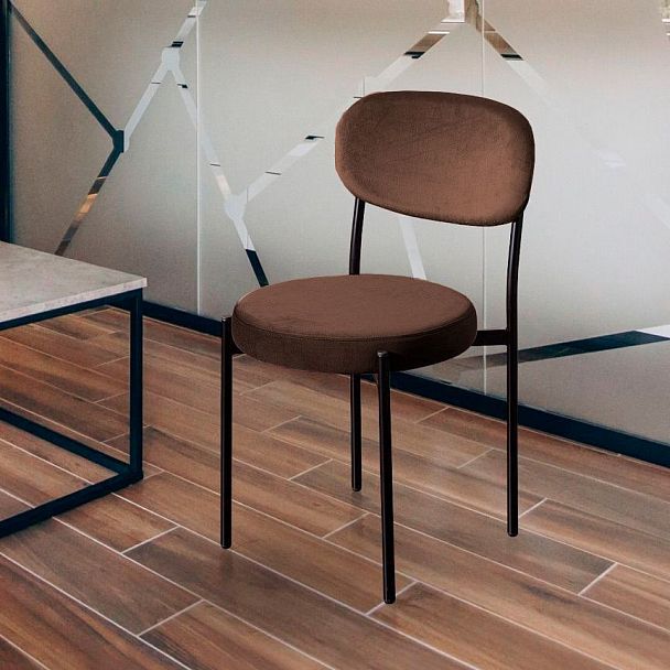 Стул Mason, бархат коричневый 12, стопируемый - Вид 7