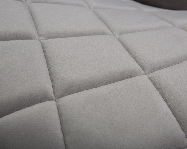 Стул обеденный DOBRIN ROBERT (черные матовые ножки, велюр V108-81 Серый) - Вид 8