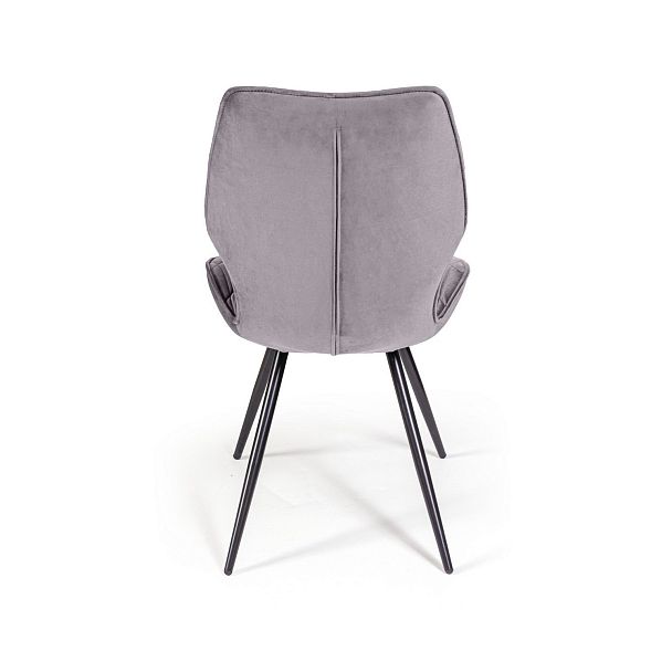 Стул Flash ромб, бархат светло-серый 26 - Вид 6