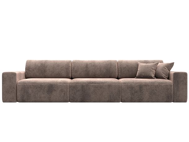 Диван прямой Лига-036 НПБ Классик Лонг Велюр бежевый - Вид 2