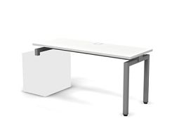 EUROPE/ЕВРОПА RE033-158х67 Стол для опорной тумбы 1580x670x750 Белый - Фото предпросмотра