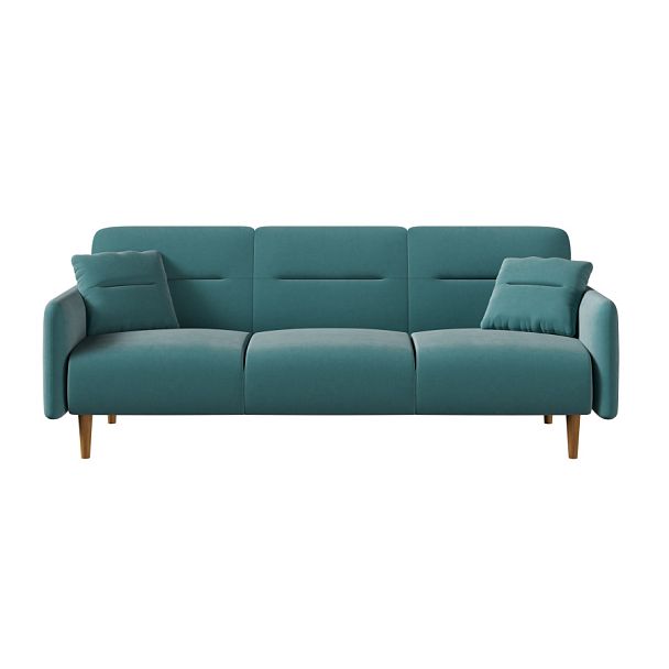 Диван-релакс трехместный Chairman Колин 2160х900х860 велюр зеленый - Вид 1