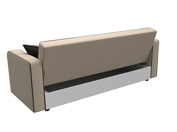 Диван-книжка Тур Экокожа\Велюр бежевый - Вид 6