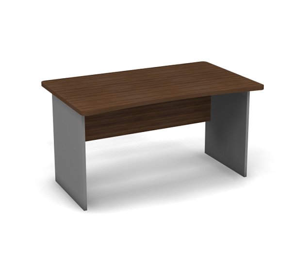 Стол прямой 1400 Берлин Орех Вармия/Серый СП 140.85 - Вид 1
