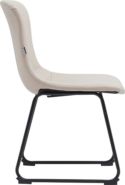 Кресло для посетителей Everprof Expo (Экспо) CF Экокожа Бежевый - Вид 3