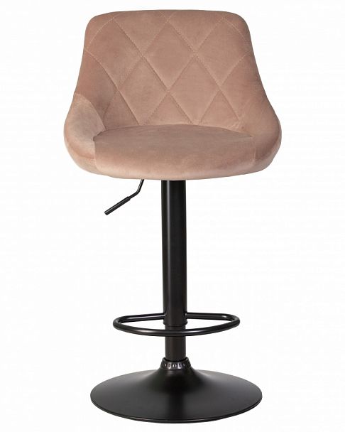 Стул барный DOBRIN LOGAN BLACK (мокко велюр (MJ9-9)) - Вид 8