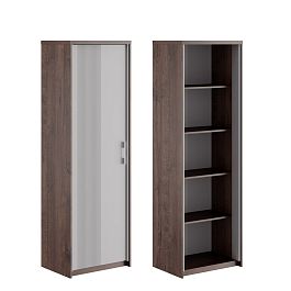 Шкаф для бумаг 1 створка Point 63,4x45x195,4 дуб апрельский - Фото предпросмотра