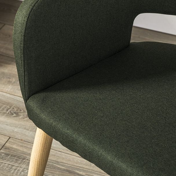 Кресло Oscar тёмно-зеленый/нат.дуб - Вид 14