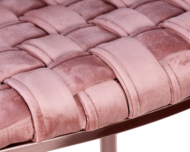 Стул барный DOBRIN EMMA ROSE GOLD (розовый велюр (VF-10)) - Вид 8