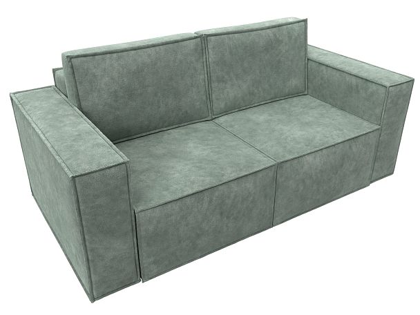 Диван прямой Куба мини Велюр зеленый - Вид 5