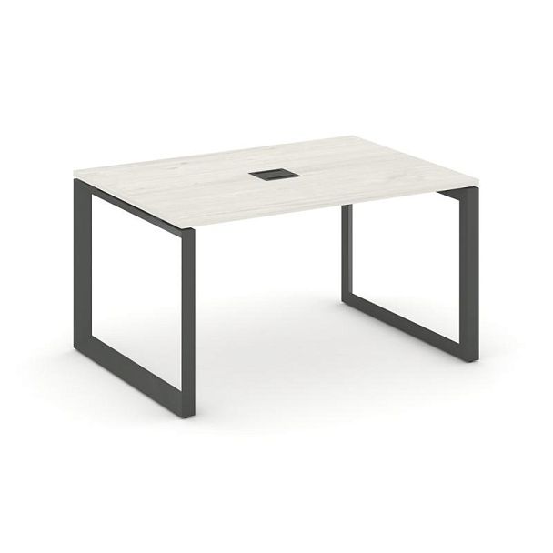 Style Project Next Стол переговорный SN-59O.SPRG-003 Дуб Наварра/Металл Антрацит 1380*980*750 - Вид 1