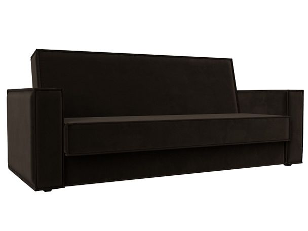 Диван-книжка Куба Микровельвет коричневый - Вид 1