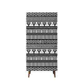 Шкаф малый двухстворчатый Berber принт 19 арт BB08/Print_19 - Фото предпросмотра