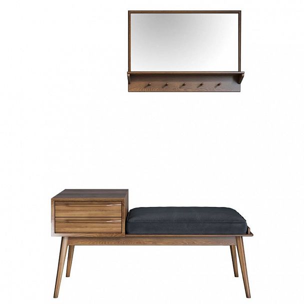 Лавка с зеркалом "Bruni" BR-40 - Вид 1