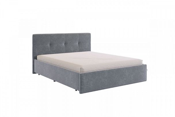 Кровать с основанием Веста 160х200 см ZO.KM1.6-21.2171 графит (велюр) - Вид 1