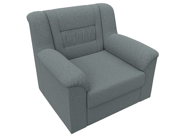 Кресло Карелия Рогожка серый - Вид 5