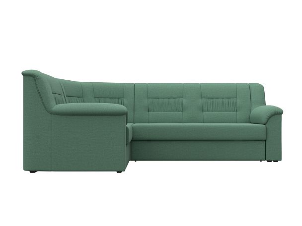 Диван угловой Карелия левый угол Рогожка зеленый - Вид 2