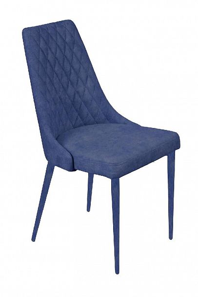 Стул CONNOR LUXE, бархат синий 29/конус - Вид 1