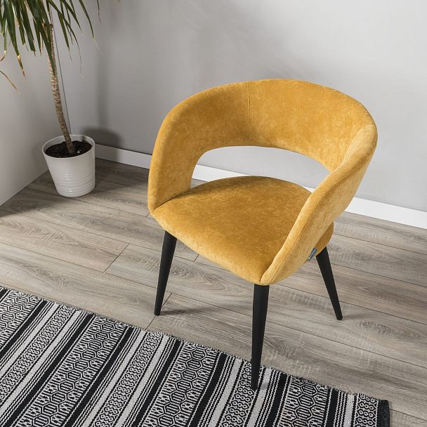 Кресло Hugs желтый/черный - Вид 13