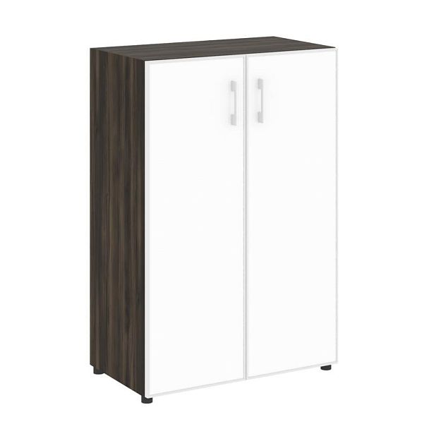 Ялта Шкаф LT.ST-2.4 R white Дуб Мали/Стекло White 800*450*1195 - Вид 1